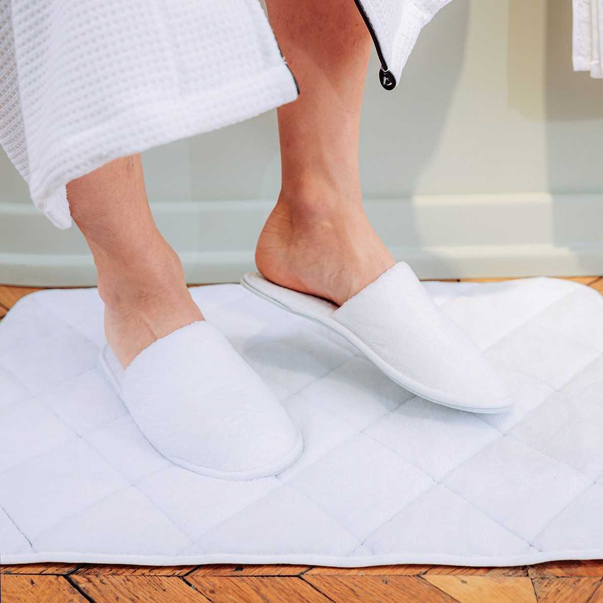 Mules de bain Unisexe "Les Essentiels" - Blanc
