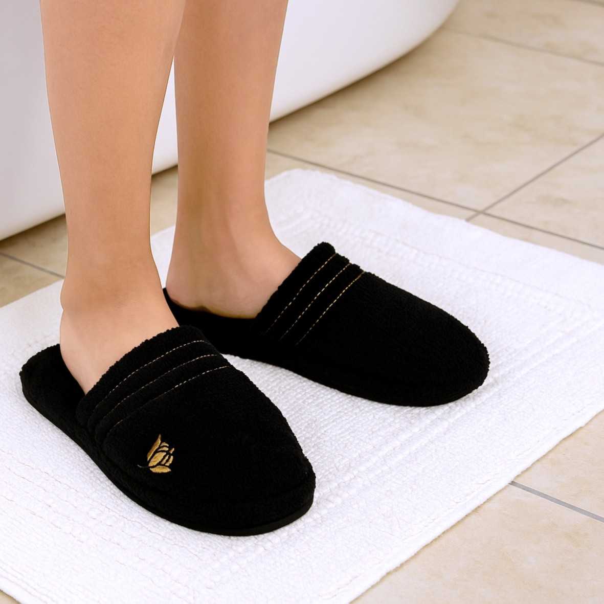 Mules de bain IRIS "Les Essentiels" - Noir