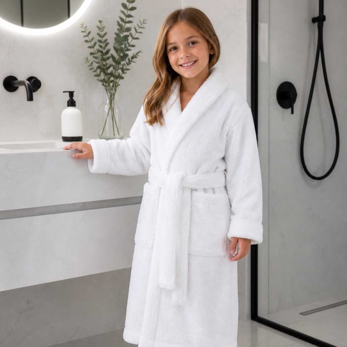 Bathrobe Dreamsoft "Les Essentiels" - White
